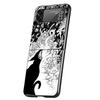 Witch And Cat Colorful Cute Cover Phone Case For Samsung Galaxy Z Flip 7 6 5 4 3 5G Flip7 Flip6 Flip5 Flip4 Flip3 Black Fundas S