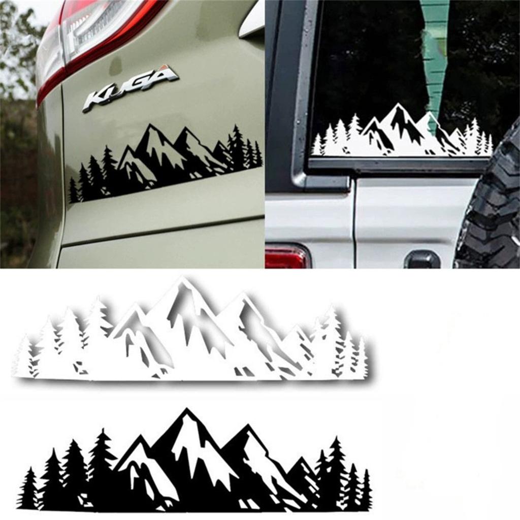 Car Decorative Stickers – Forest & , Trunk, Window Glass & Bumper Personalized Creative Decals