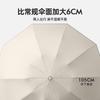 Новый 10-спицевой автоматический виниловый двухслойный реверсивный зонт двойного назначения для погоды и дождя, ручка с цветовой схемой, тройного сложения