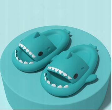 Thick Shark Pool Flip-Flops Anti-Slip Shark Sea Slippers 42-43