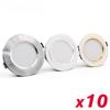 10PCS/lot Recessed Round LED Downlight 18W 15W 12W 9W 5W LED Ceiling Lamp AC 220V 230V 240V Cold Warm White Indoor Lighting