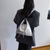 Модная простая сумка-рюкзак большой вместимости для женщин. Весной новый стиль, простая и популярная сумка через плечо на одно плечо