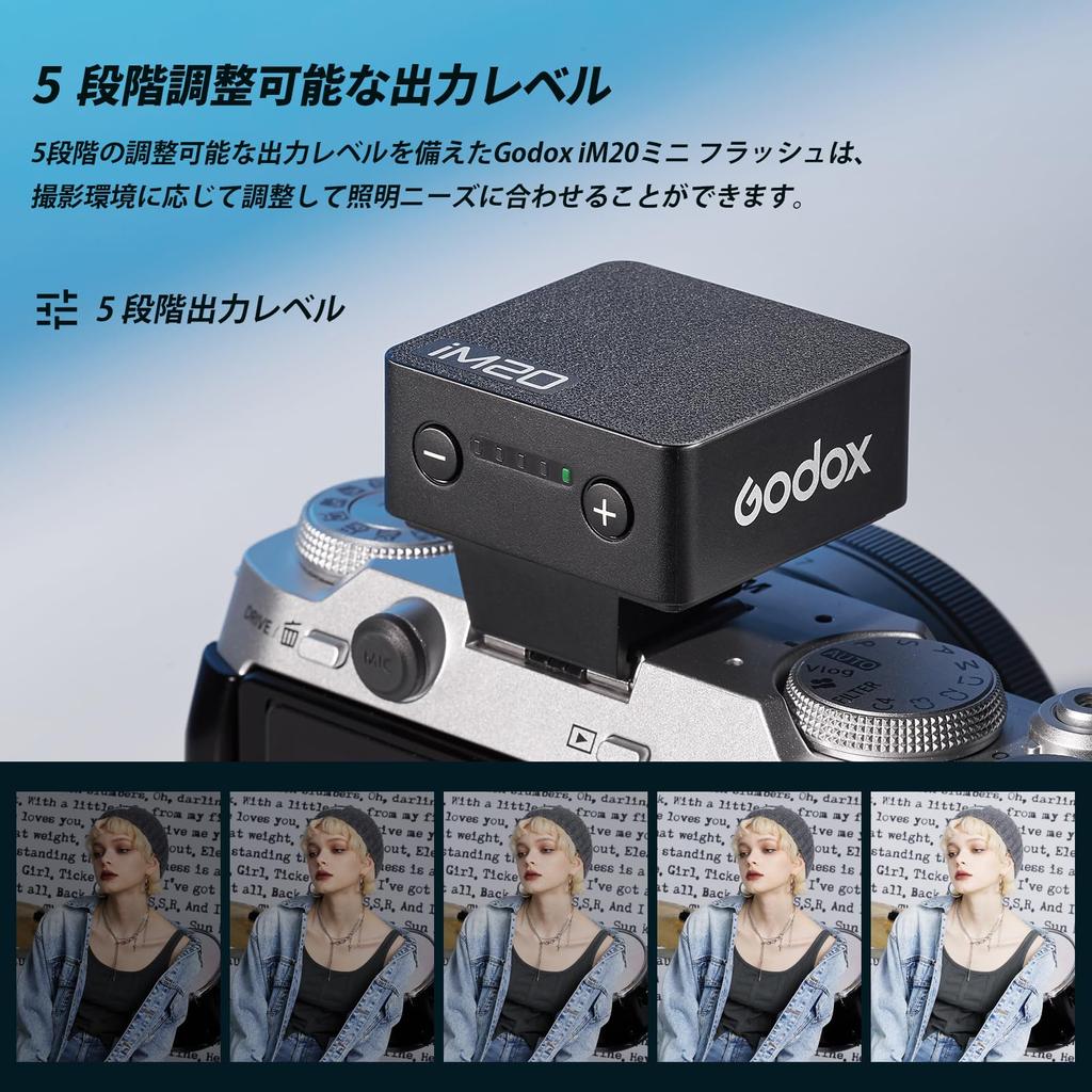 Авторизованная вспышка Godox iM20 mini mini flash mini strrobe camera flash mini strrobe with back compact flash, применимая к имеющимся счетам-фактурам