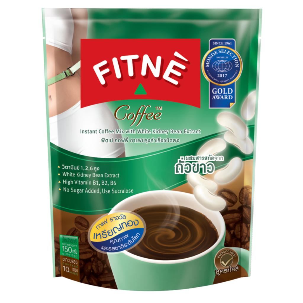 FITNE ' Кофейная смесь растворимого кофе с экстрактом белой фасоли 10/20/24 пакетика - Тайский