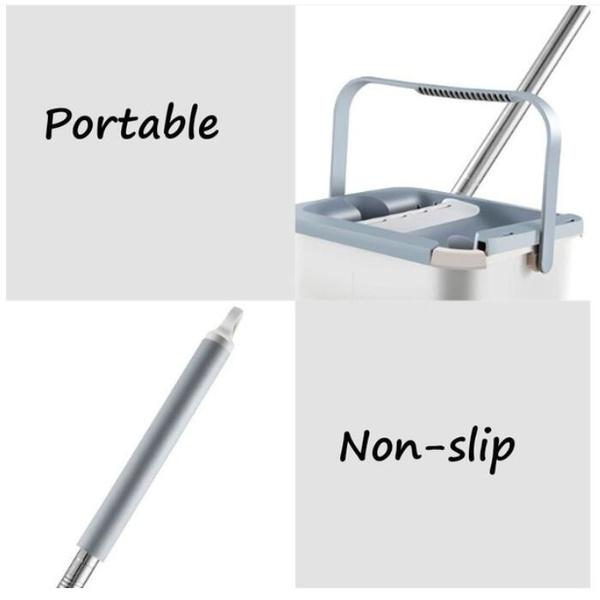 Ленивые люди Волшебные чистящие швабры Свободная ручная чистка Швабра из микрофибры с ведром Плоская выжимная швабра-распылитель Домашняя кухня Инструменты для уборки пола