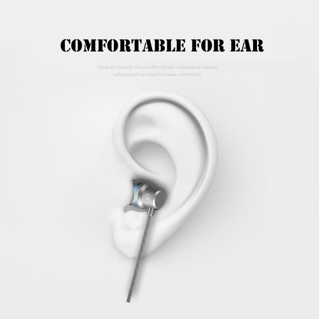 Модные металлические наушники, звуковая камера, линия тела, проводная музыка, стереонаушники с тяжелыми басами, наушники-вкладыши