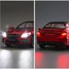 1:32 масштаба Benz C260L, литая под давлением модель автомобиля из сплава, игрушечный автомобиль с откатным механизмом, звуком и светом для детей, взрослых, подарочная коллекция