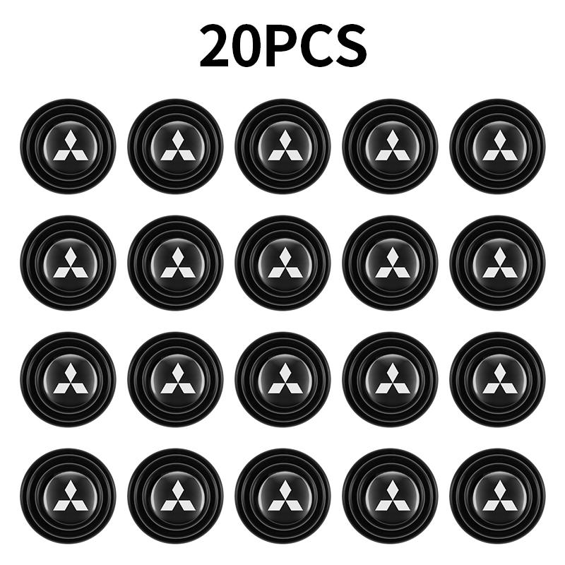 4/8/20PC Car Door Anti-Collision Silicone Pad Shock Absorber Gasket Stickers For Mitsubishi Lancer 9 Asx Outlander 3 Pajero l200