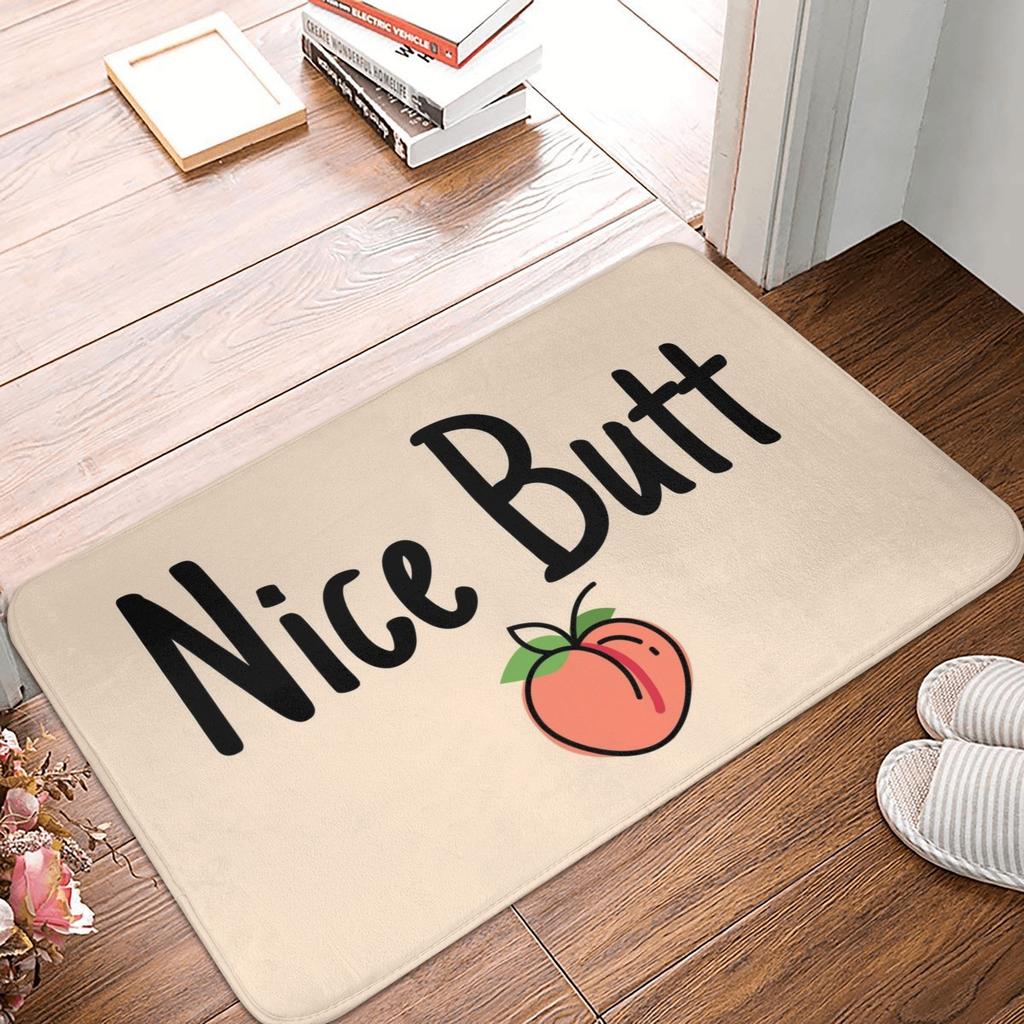 Going To The Toilet Doormat Mat Anti-Slip Kitchen Bath Toilet Rug Carpet