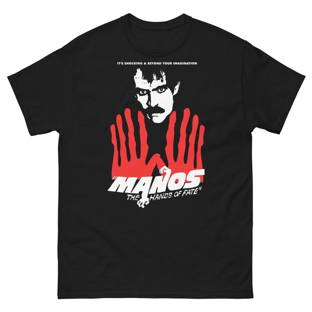 Manos Cult Ужасающие Руки Судьбы Ретро Винтаж Графическая Футболка B-Movie Унисекс Футболка