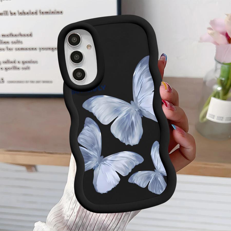 Soft Phone Cover Case for Samsung Galaxy A12 A16 A11 A13 A15 A52 A21s A14 A03 A33 A23 A22 A05 A06 A53 A04 Printed Butterfly