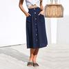Women Loose Pocket Skirt Spring and Summer Skirt In Stock Casual All-match