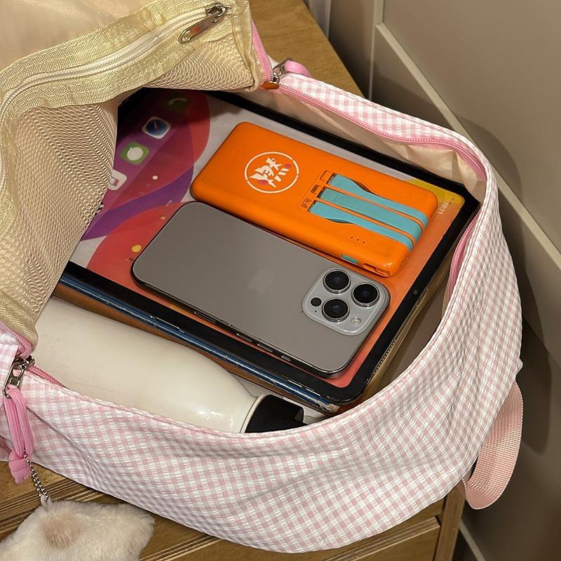 Школьный рюкзак новый свежий и милый клетчатый рюкзак для учеников средней школы легкий рюкзак большой вместимости