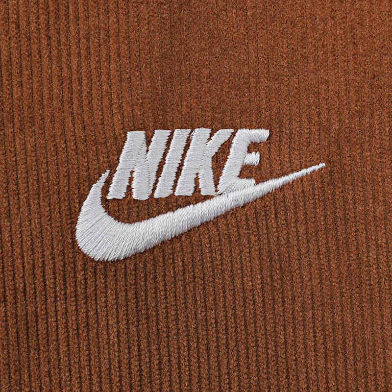 Nike Модная спортивная повседневная тканая мужская куртка с длинным рукавом, коричневая FZ0632-281