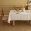Chenille Tablecloth Dining Table Water Resistant Oil Repellent Rectangular Cover In Farmhouse Style Multiple Sizes