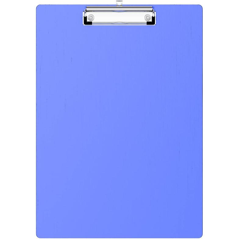 Hongri Aluminum Contractor Clipboard, Black Metal Construction with Low Profile Metal Clip, 12.5 x 9 in, Letter Size, Office Supply & School Supply