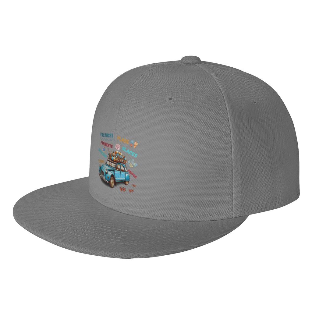 Fashion CV Holidays Flat Brim Sun Hat Vintage Distressed Sport Cap
