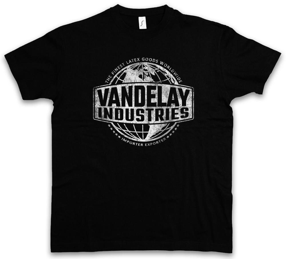 VANDELAY INDUSTRIES Футболка Знак Нагрудный знак Логотип Компания Сайнфелд Импортер