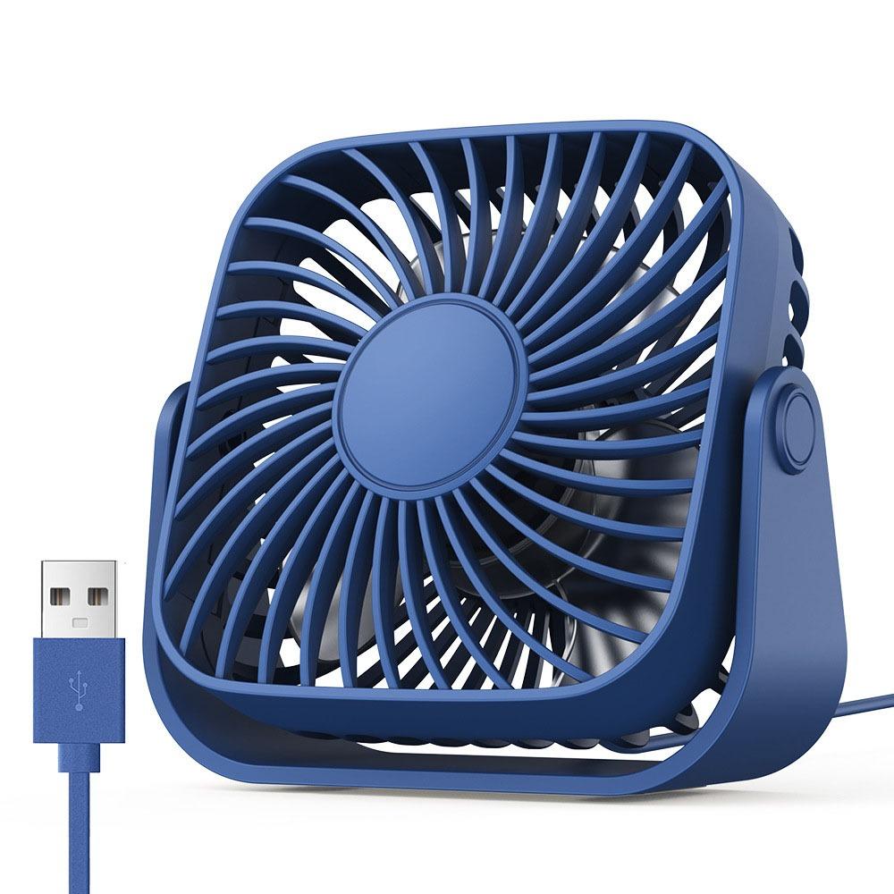 3 Speed Electronic Fan 360° Rotating Small Standing Fans Student Fan Desk Fan  School