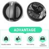 3 PCS Car Climate Control Knobs, ABS Heater Fan Control Switch Panel Knob Kit, Precise Fit Replacement OEM# 55905-0C010, Compatible with 2000 2001