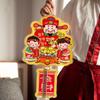 Cartoon Party Ornament Traditional Door Pendant Good Luck Spring Festival Hanging Decor  Window