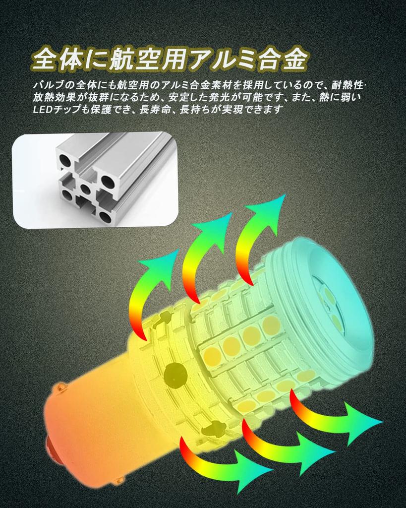 Светодиодный указатель поворота S25, Янтарный, Одинарный, Высокая защита от перегорания, Встроенный резистор, Светодиодный указатель поворота
