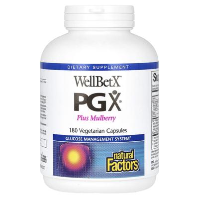 WellBetX PGX, Плюс Шелковица, 180 Вегетарианских Капсул