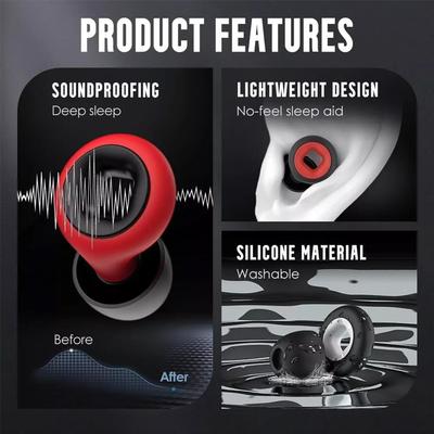 Мотоциклетные беруши для сна с двойным звукоснимателем, Студенческие беруши для учебы, звуконепроницаемые и шумоподавляющие, Промышленные защитные беруши