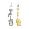 2Pcs Keychain Pendant Animal-themed Design Lightweight Miniature Key Holder Emotional Healing Keychain Multi-Use Bag Phone Charm