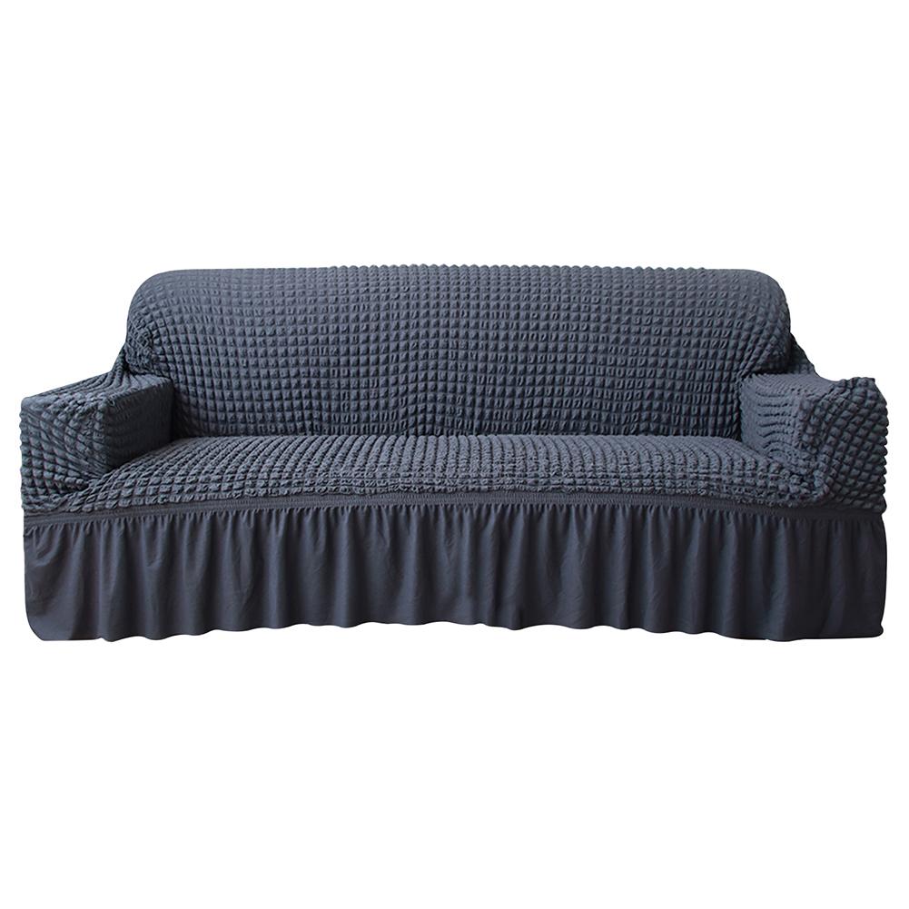 Чехол для дивана с юбкой, универсальный, легко устанавливаемый, чехол для дивана в гостиную, моющийся, прочный, растягивающийся, защитный чехол для мебели