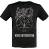 Мужские даты Slayer Divine Intervention 2014 (Бывший в туре с принтом на спине) Slim Fit
