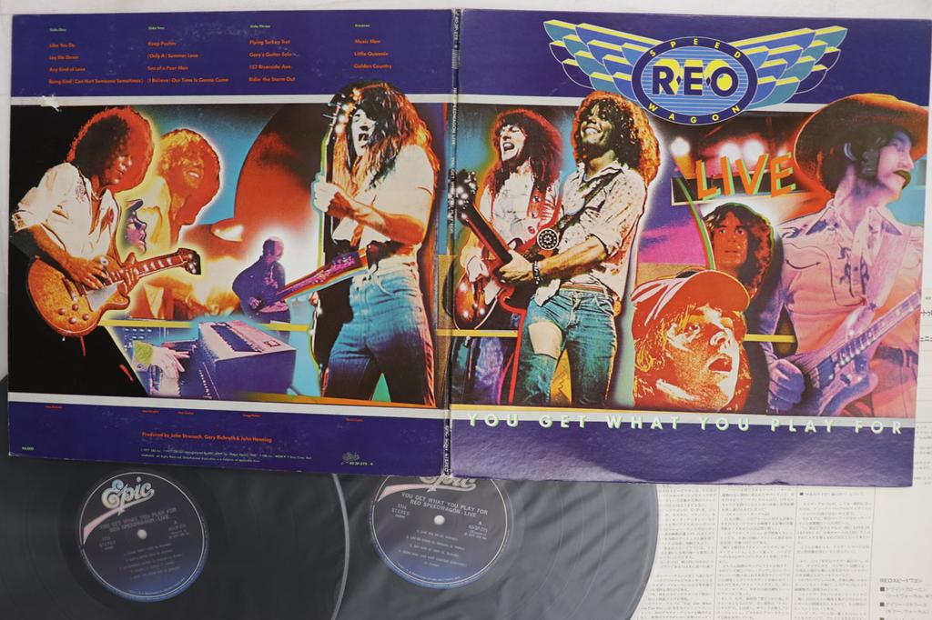 Виниловая пластинка REO SPEEDWAGON You Get What You Play For 403P275 EPIC 1977 Япония Рок Б/у