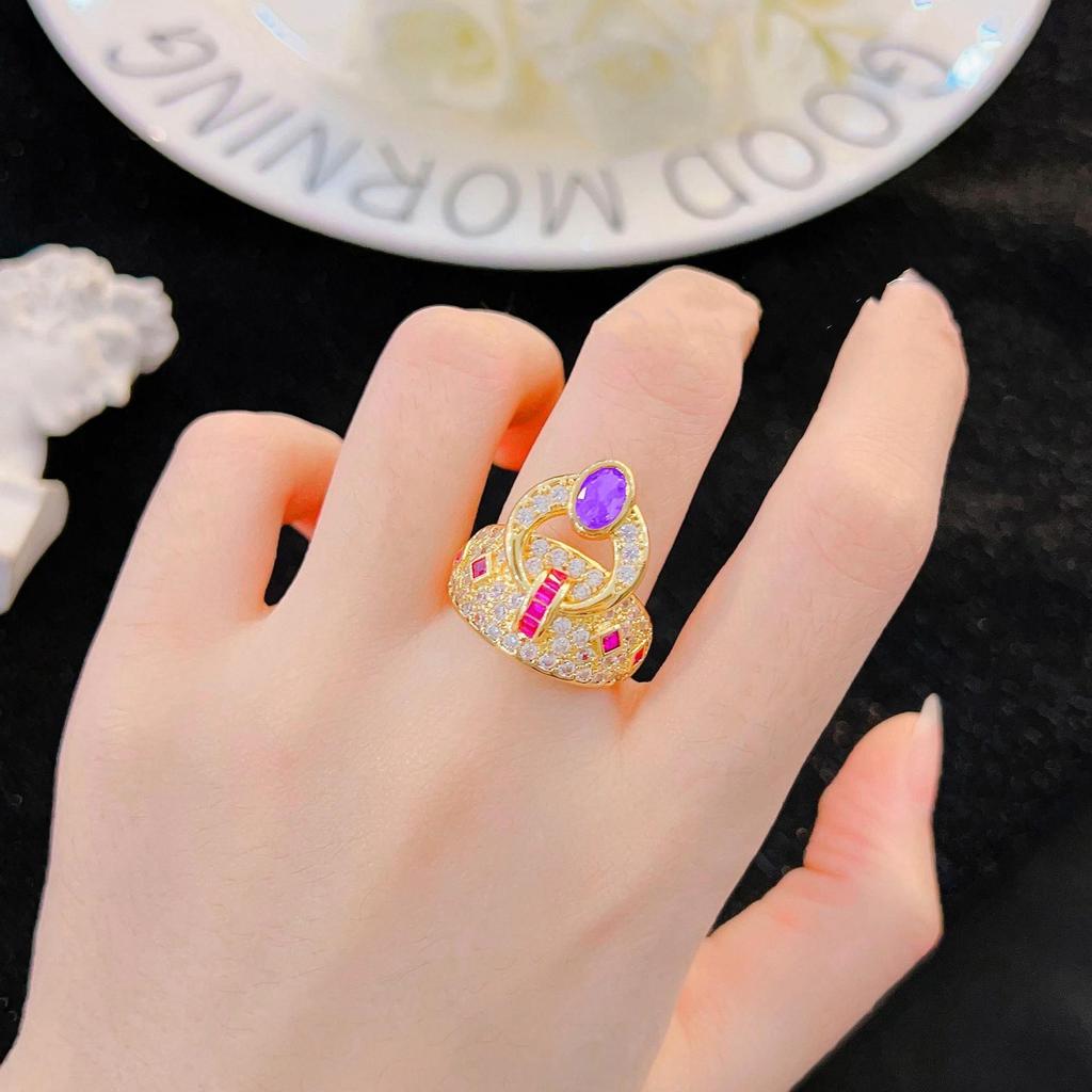 Женское кольцо с антикварными ювелирными изделиями в старинном, высококачественном, элегантном и универсальном стиле, регулируемое отверстие для пар