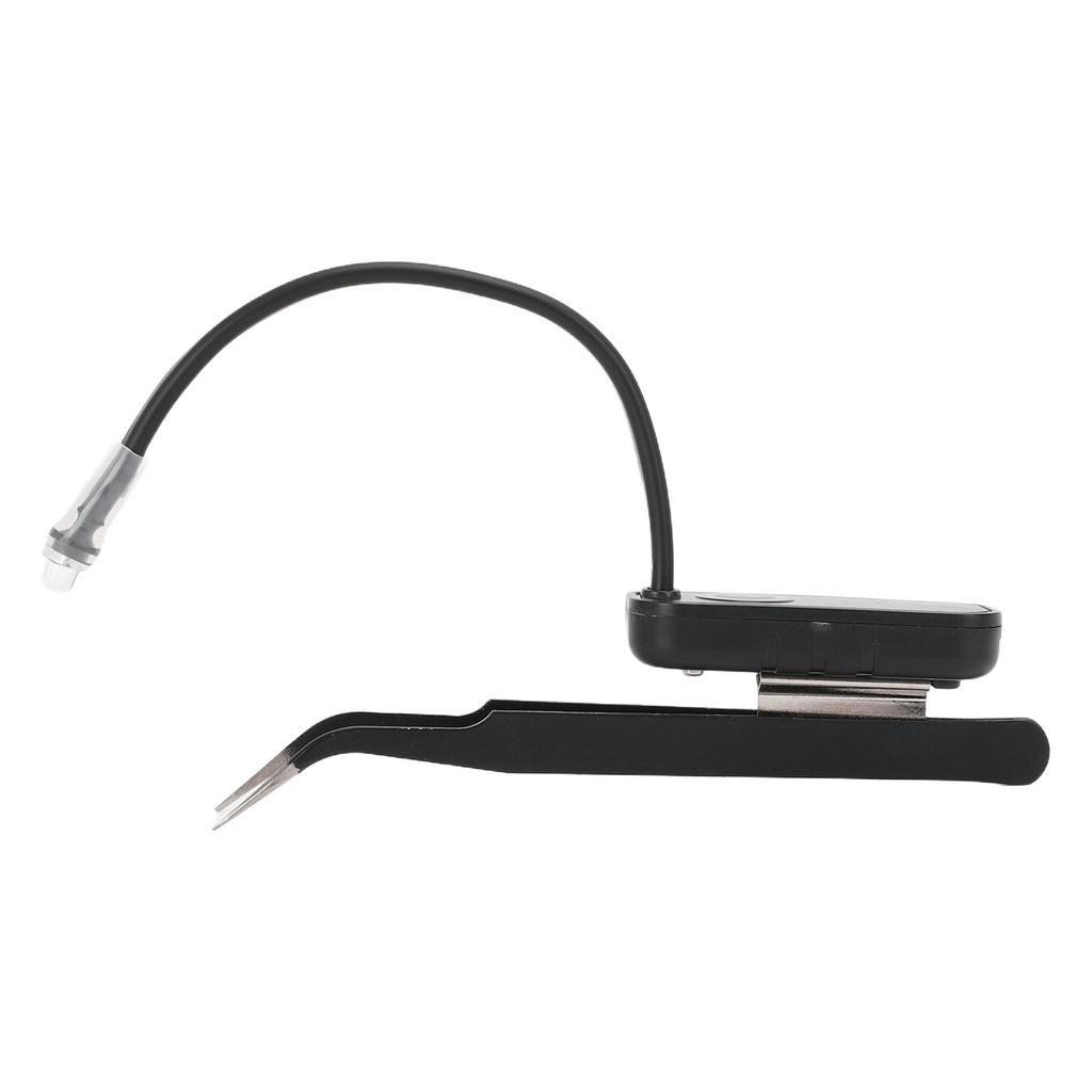 Eyelash Grafting Tweezers Light Lightweight LED Glue Curing Eyelash Extension Light with Tweezers for Beauty Salon