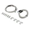 1 Pair Transmission Cooler Hose Fittings Kit TH350 Truck Accessories Replacement for Ford