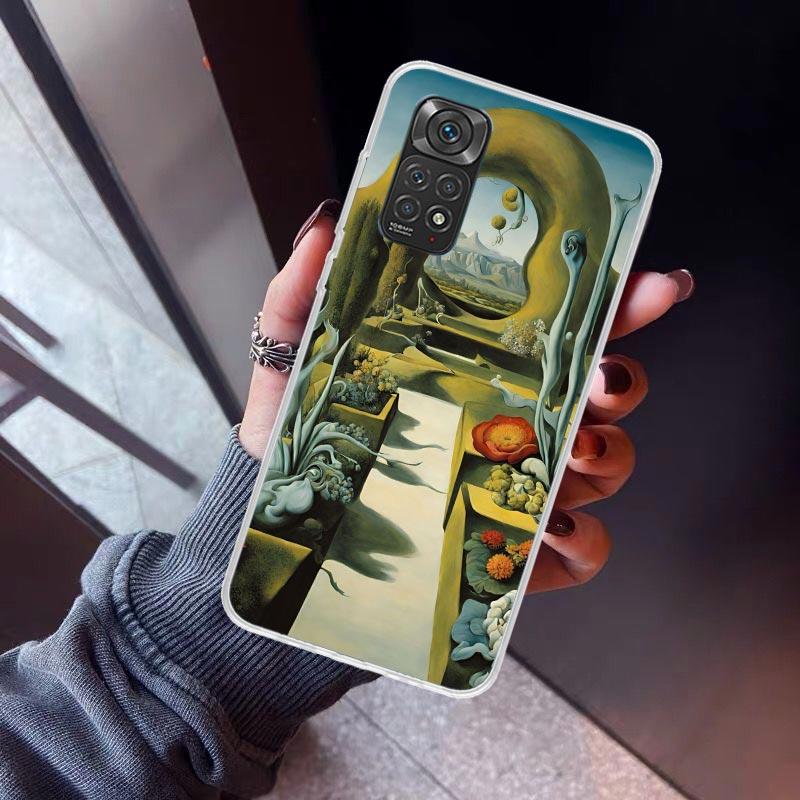Salvador Dali Art Phone Case For Xiaomi Redmi Note 15 14 14S 13 12S 12 Pro Plus 11S 11 10S 10 4G Cover 11E 11T 5G Print Fundas R