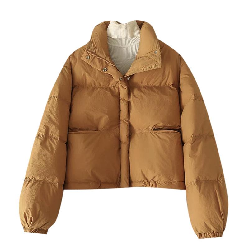 Пуховик женский зимний новый 2024 корейская версия белого утиного пуха куртка супер красивое маленькое утолщенное модное пальто