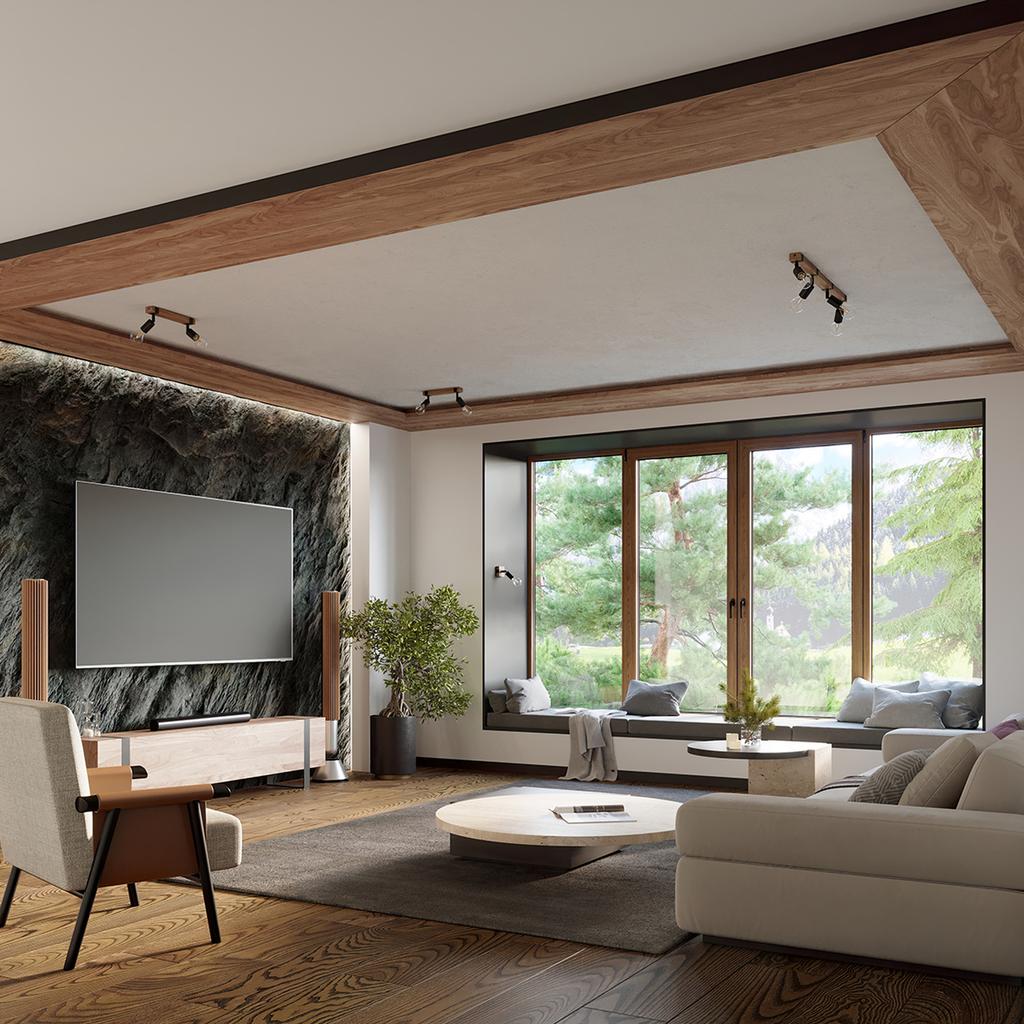 Zuca 2 ceiling lamp black