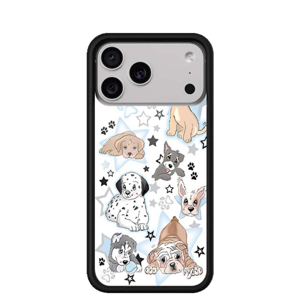 Чехол WildFlow Party Щенки для iPhone 17, 16 Pro Max, 15 Plus