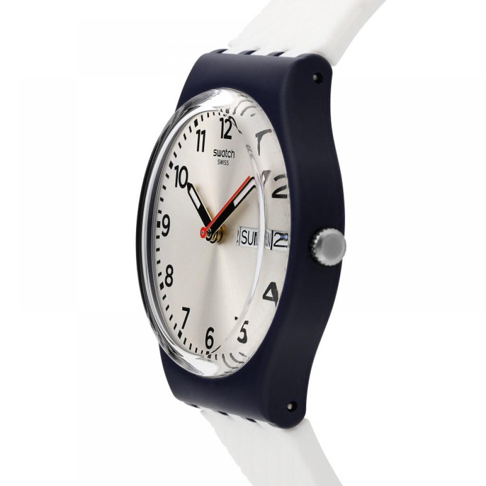 Swatch Gn720 Технический режим Белый восторг Публичные уретановые часы