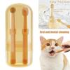 2pcs/set Pet Toothbrushes Dog Cat Soft Toothbrush Puppy Oral Care Toothbrush Pet Teeth Cleaning Tools Pet Supplies