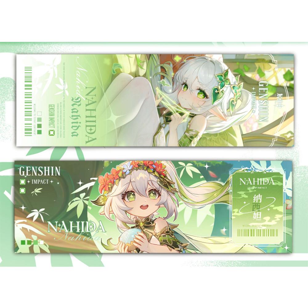 Genshin Impact, коллекционные карты, игры, закладки, Furina Neuvillette, Wriothesley Laser, двусторонний билет, аниме, карта Таро, подарок