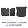 Tapis de coffre pour Tesla Model 3 Highland 2023-2026, tapis de sol, tapis de bagages, ensemble de tapis de sol en TPE imperméable et antidérapant
