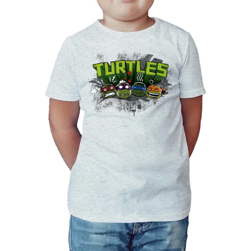 TMNT Банда Черепах Официальная Детская Футболка Подростки Мутанты Ниндзя Черепашки Футболка