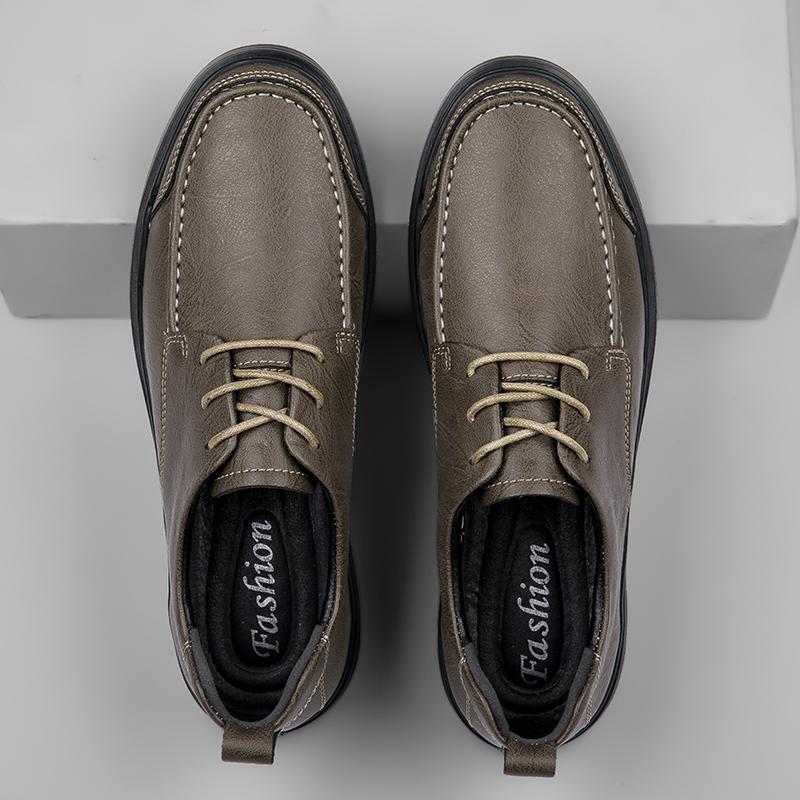 Luxury Brand Men Classic Oxfords Business Formal Lace Up Leather Dress Shoes Men Summer Breathable Punching Leather Casual Shoes