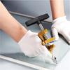 Glass Tile Cutter Breaker Manual Tile Cutter Glass Breaker Tungsten Glass Breaking Cutter Tool With Screwdriver And Extra 2