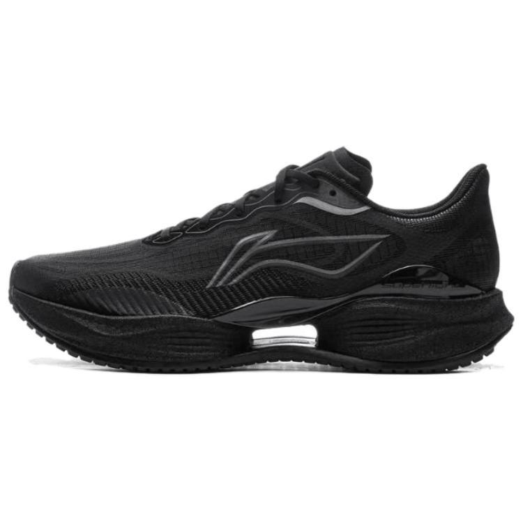 Li Ning Super Light 22 Амортизирующие Скользкие Устойчивые к истиранию Дышащие Низкие Беговые Кроссовки Женские Черные ARBV002-9
