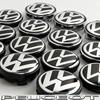 Valve Stems Caps 4pcs 56/65mm Volkswagen Car Wheel Center Cover Hub Cap For VW Golf Tiguan T-Roc Polo Passat ID.4 T-Cross ID.3 T