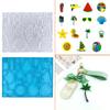 Силиконовая форма для литья брелоков DIY для подвески-брелока с отверстием Кристальная эпоксидная смола Формы для изготовления ювелирных изделий Ручной работы Для