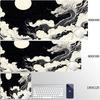 Japanese Dragon Mouse Pad Black Extra Large Nonslip Table Mat Office Computer Keyboard Gaming Mousepad Rubber Mat Gamer Mausepad